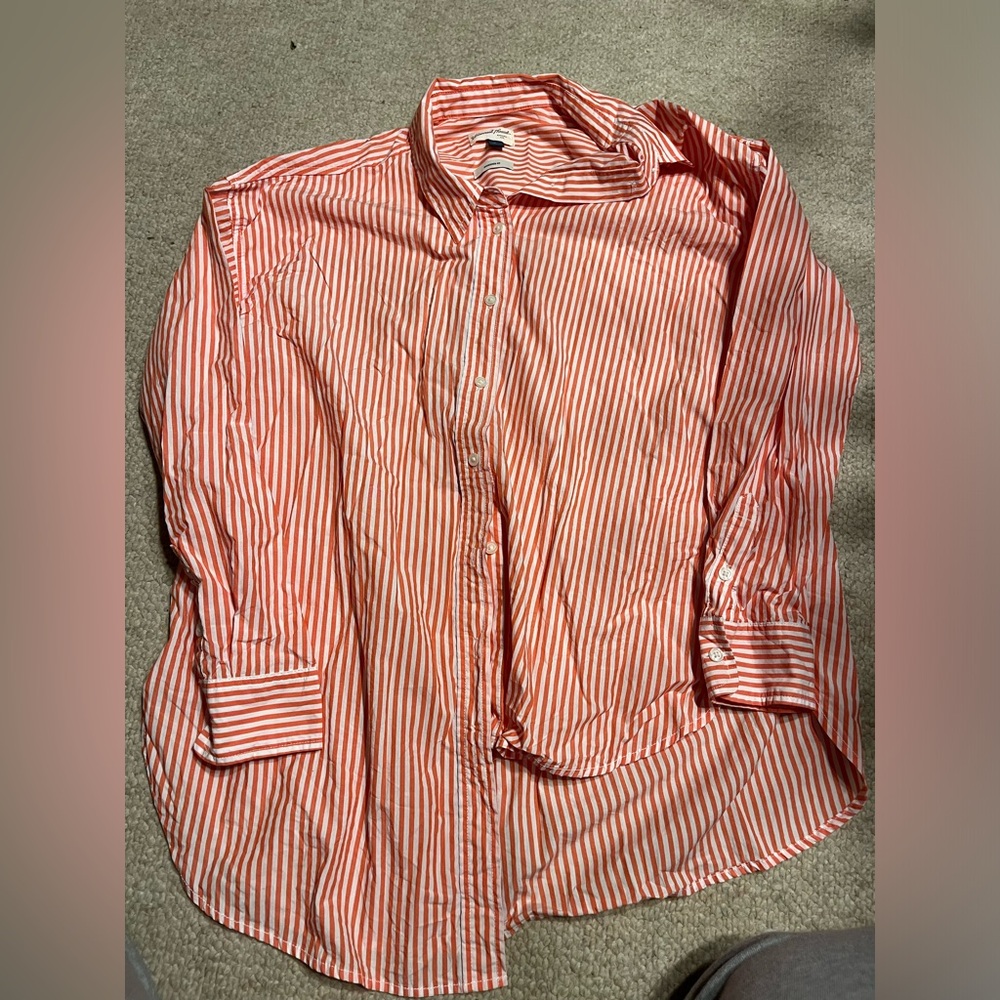 Oversized button up